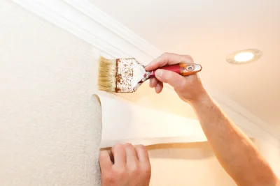 Pose de papier peint à Choranche — revêtements muraux et toiles de verre